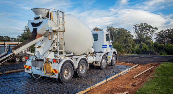 Cement Mixer Operator With CDL Driving a Truck